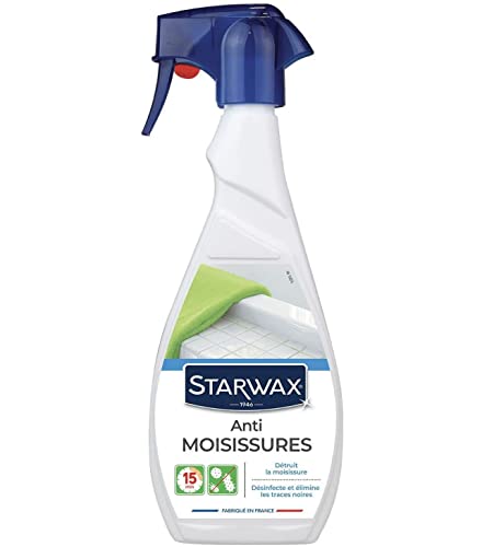 STARWAX Antimoisissures joints et salle de bains - Efficace contre la moisissure - Idéal pour la désinfection des pièces