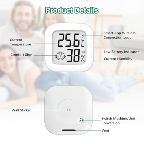 Thermomètres hygromètre haute précision chambre bébé salon bureau serre 10°C-70°C